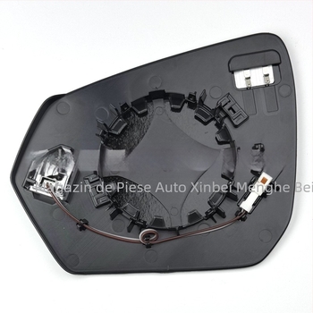 Lentilă pentru oglinda retrovizoare exterioară, suprafață curbată, carcasă ABS, 12V, compatibil Explorer 17-23