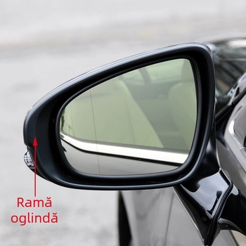 Ramă oglindă retrovizoare pentru Lexus NX200/300 (2015–2022) și RX300/450 (2016–2021) – material ABS, alimentare 12V, model de înlocuire 11105
