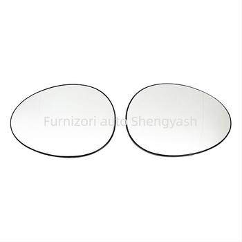 Geam oglindă încălzit pentru BMW Mini Cooper R55/R56/R57 — 12V, sticlă, oglindă sferică, husă ABS