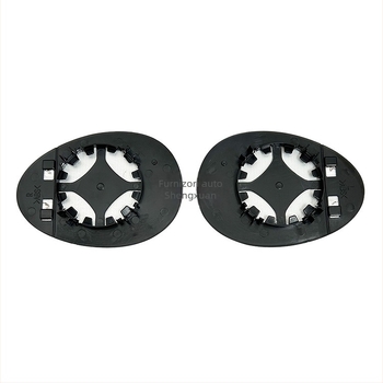 Geam oglindă încălzit pentru BMW Mini Cooper R55/R56/R57 — 12V, sticlă, oglindă sferică, husă ABS