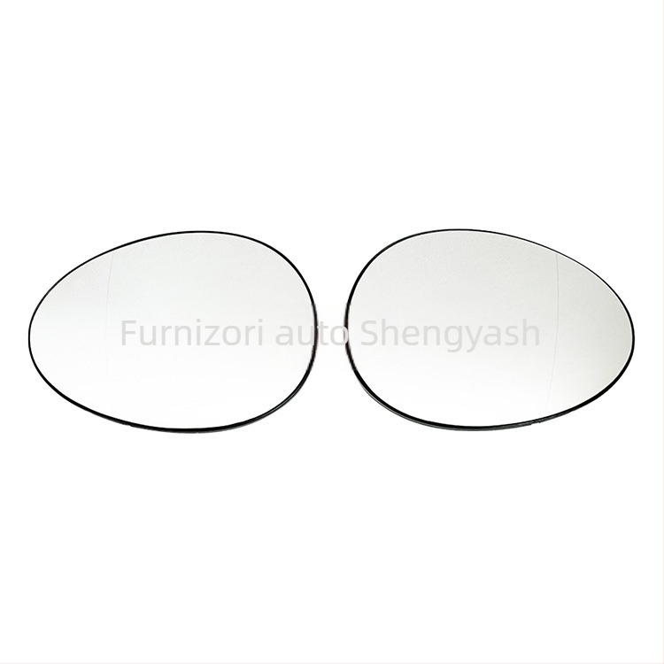 Geam oglindă încălzit pentru BMW Mini Cooper R55/R56/R57 — 12V, sticlă, oglindă sferică, husă ABS