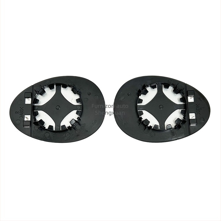 Geam oglindă încălzit pentru BMW Mini Cooper R55/R56/R57 — 12V, sticlă, oglindă sferică, husă ABS