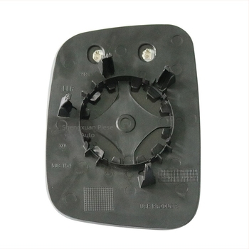 Sticlă oglindă retrovizoare, încălzire electrică, sferică, 12V, carcasă ABS — pentru VW Caddy, Transporter, Multivan