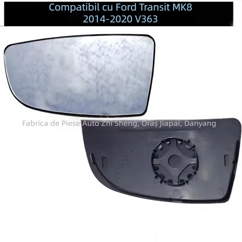 Oglindă retrovizoare pentru Ford Transit MK8 v363, încălzită, cu curbă dublă, carcasă ABS