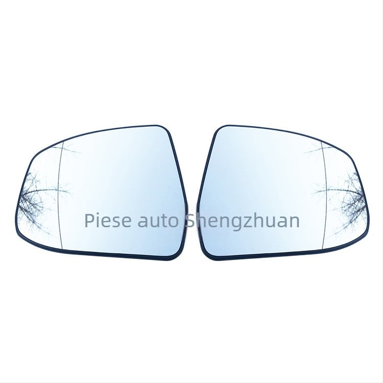 Geam oglindă retrovizoare încălzit, pentru Ford Focus MK2/MK3 și Mondeo MK4 — oglindă sferică, 12V, bază ABS