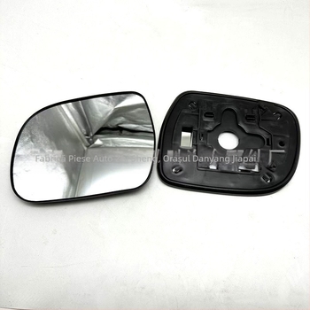 Lentilă pentru oglinda retrovizoare Toyota Hilux 2005-2006, oglindă cromată, capac ABS