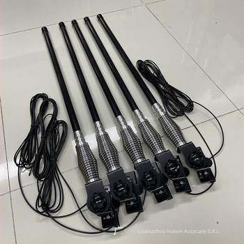 Antena auto Hao Xin – antenă decorativă pentru off-road, montaj cu clemă la margine, compatibilitate universală, durată lungă de viață