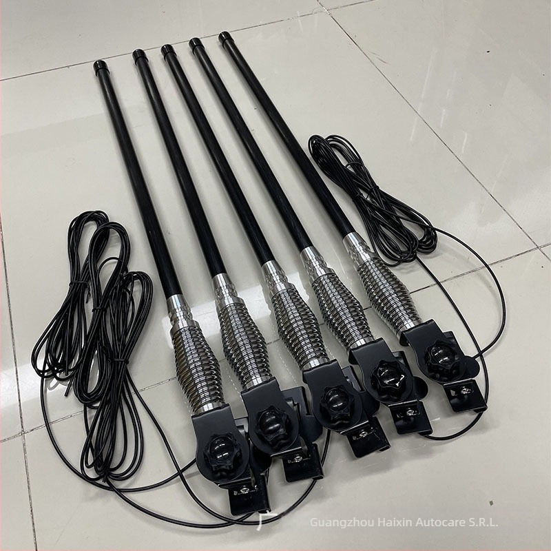 Antena auto Hao Xin – antenă decorativă pentru off-road, montaj cu clemă la margine, compatibilitate universală, durată lungă de viață