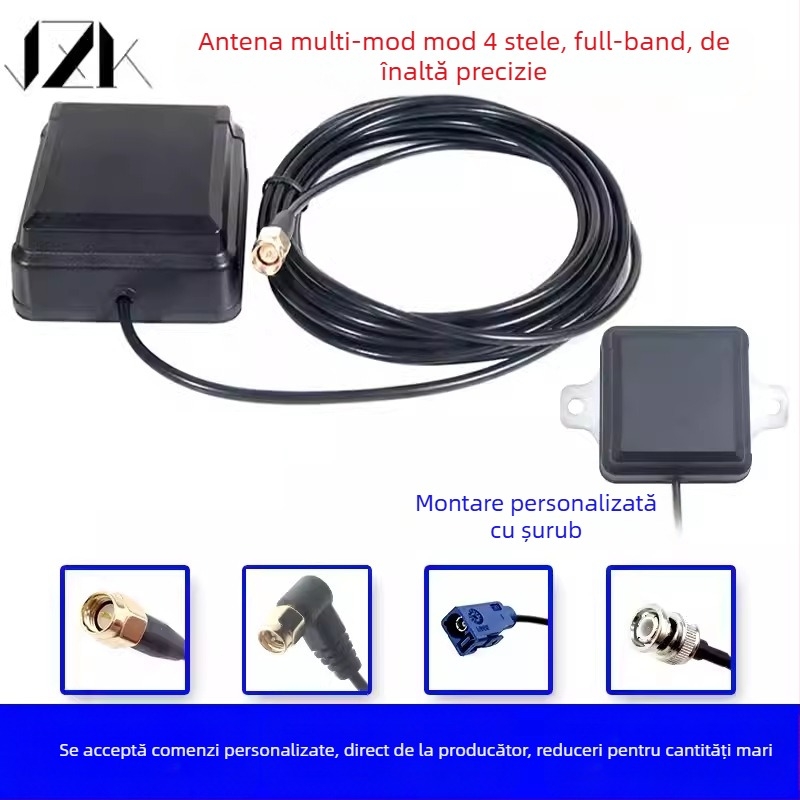 Antena GNSS Beidou pentru vehicul, RTK/RTD de înaltă precizie, frecvențe complete L1/L2/L5