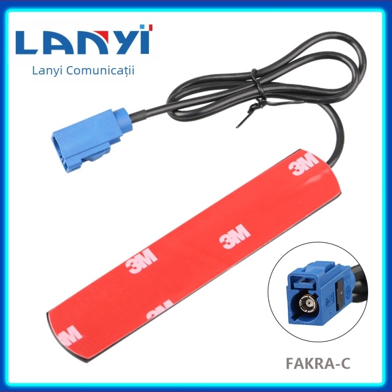 Antena terminală auto LY-T-02 cu conector FAKRA-C pentru 4G/3G/Wi-Fi/Bluetooth/GPRS/GSM, SWR ≤1.5