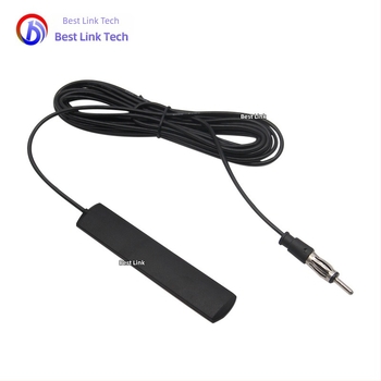 Antena FM pentru mașină/motocicletă – câștig 5 dBi, bandă 85–112 MHz, impedanță 50 Ω, model FM-115, conector Lantern head