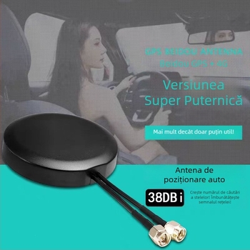 Antena GPS pentru navigație auto cu Beidou – poziționare GNSS duală, amplificator de semnal, receptor 4G și Wi‑Fi