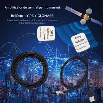 Amplificator antenă GPS pentru navigație auto — amplificare semnal, poziționare în vehicul, navigare mobilă cu precizie înaltă