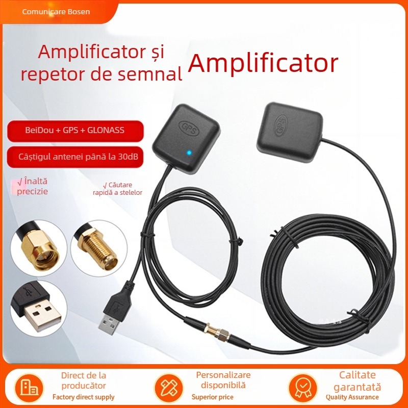 Amplificator antenă GPS pentru navigație auto — amplificare semnal, poziționare în vehicul, navigare mobilă cu precizie înaltă