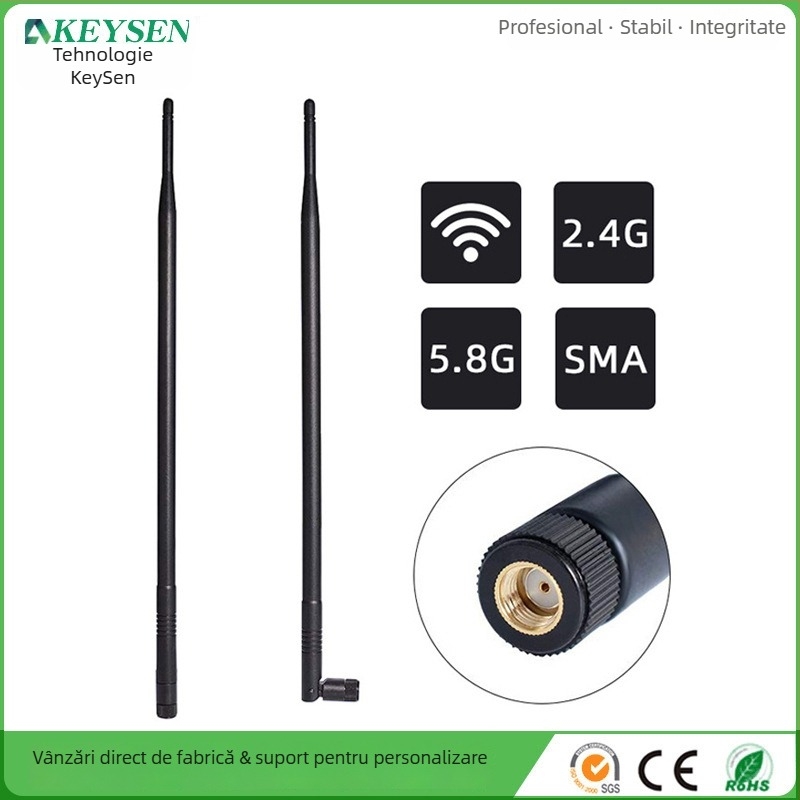 Antena auto cu ventuză, bandă 3G completă, câștig 9 dBi, impedanță 50 Ω