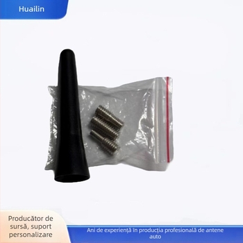 Antena auto, antenă mică, scurtă, montare pe acoperiș pentru radio, cu trei șuruburi M4/M5/M6; montaj cu filet; compatibilă cu mașini mici; cod produs 30