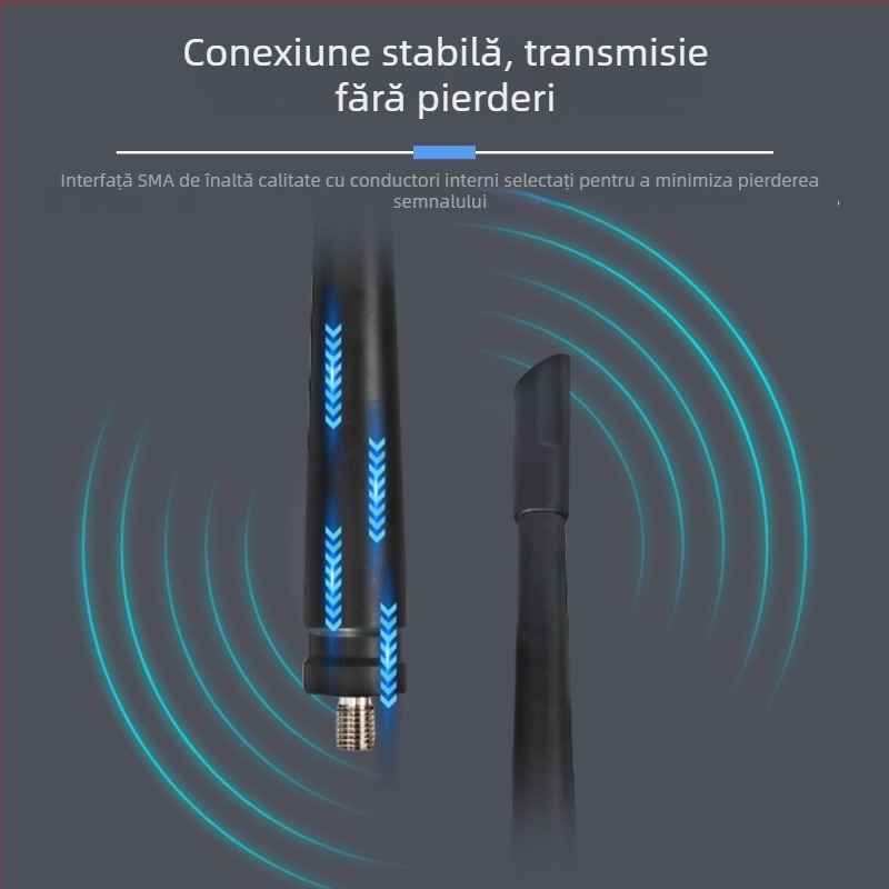 Antena auto DAB/FM pentru radio digital – antenă externă cu bandă adezivă, marcă privată autorizată: Da