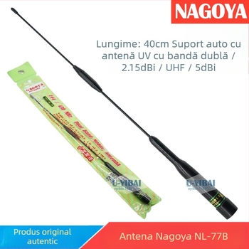 Antena Nagoya NL-77B pentru radiouri auto și marine, antenă rigidă cu randament ridicat, 50 Ω