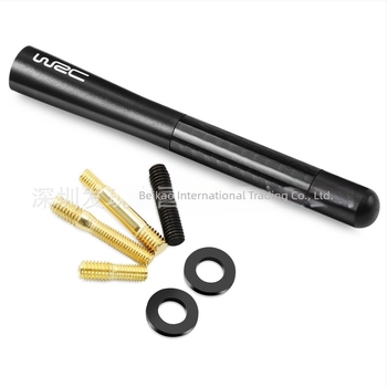 Antena auto din fibră de carbon pentru radio – Antenă decorativă metalică, modificată WRC, utilizare generală