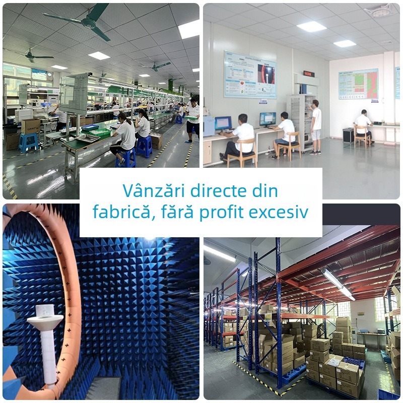 Antena omnidirecțională 2,4 GHz, câștig 3 dBi, impedanță 50 Ω, cablu 3 m, montaj cu ventuză