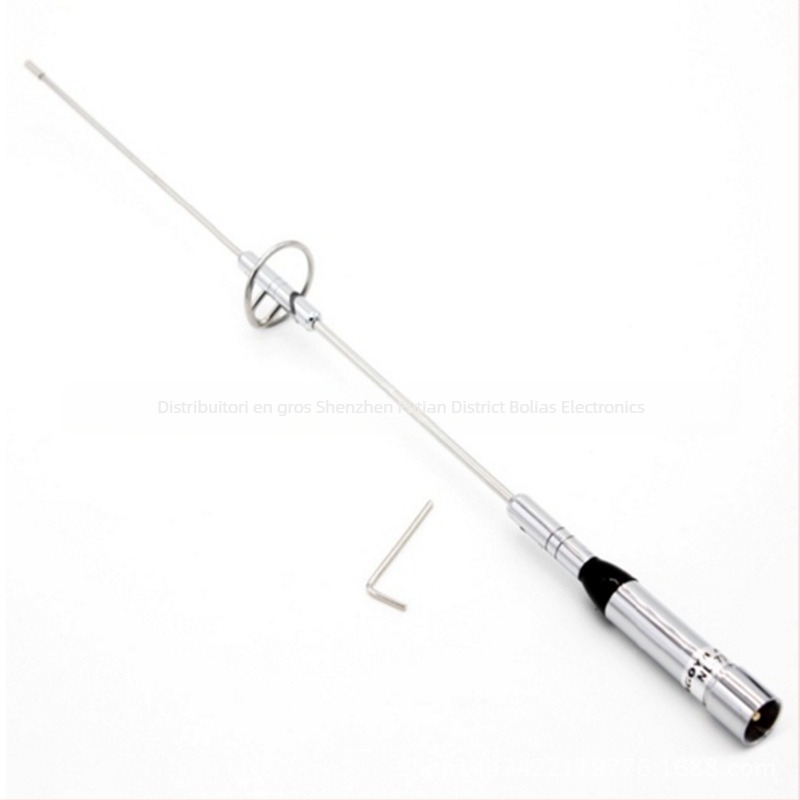 Antena NL-770S pentru radiouri auto – universală pentru vehicule, antenă scurtă, creștere a semnalului, design cu două segmente