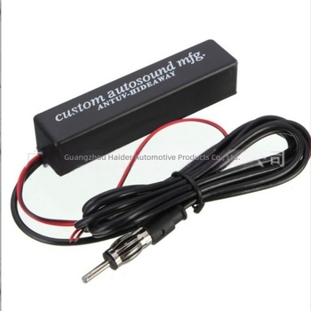 Antena pentru radio auto cu amplificator de semnal interior, montaj plug-in, 12V, curent 10, durată de viață 10000 ore