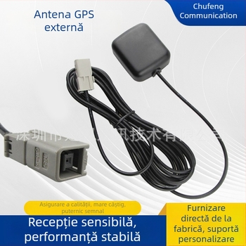 GT5 1S antenă GPS pentru vehicul – antenă GPS externă, interfață pătrată, navigație auto