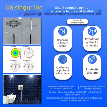 Antena GNSS GPS/GLONASS/Galileo/Beidou cu conector SMA și lungime de cablu personalizabilă pentru poziționare auto