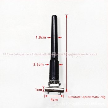 Antena decorativă pentru mașină cu clips anti-statice, montaj pe marginea plafonului, model universal
