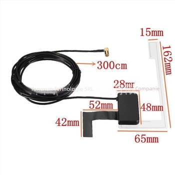 Antena DAB pentru radio auto, antenă patch AM/FM pentru radio digital, câștig înalt, model YNX-AM-01