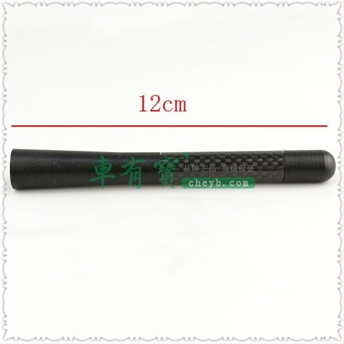 Antena auto din fibră de carbon, compatibil universal pentru toate modelele, montaj filet, opțiuni multiple de logo