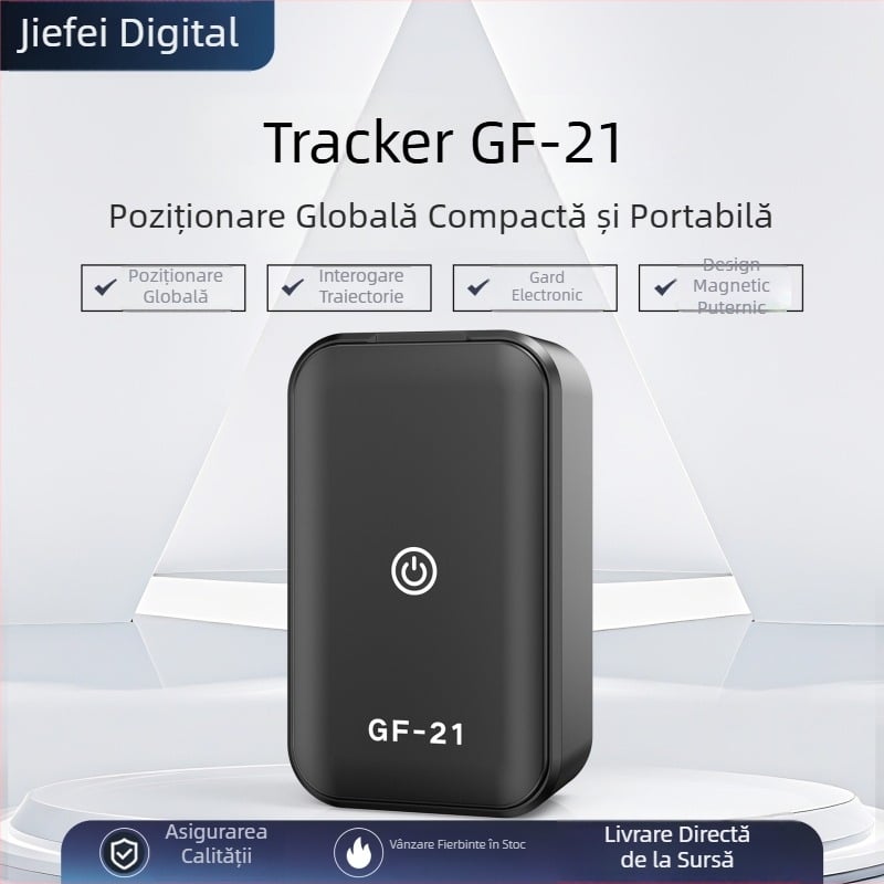 GF21 tracker GPS pentru vehicule, monitorizare pentru copii, animale de companie și vârstnici, impermeabil, baterie cu durată lungă