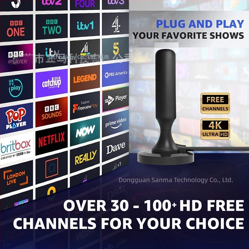 Antena TV digitală ATSC HDTV - receptor pentru mașini – universal pentru vehicule europene și americane – marcă OEM, disponibil pentru etichete private