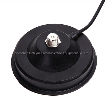Bază pentru antenă auto cu ventuză mare și magnet puternic, conector M masculin