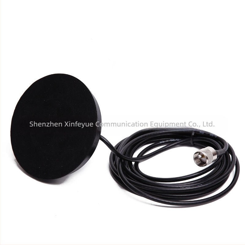 Bază pentru antenă auto cu ventuză mare și magnet puternic, conector M masculin