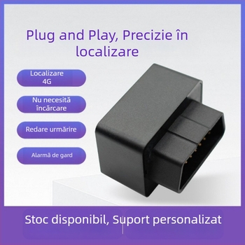 LMHOME M08 tracker OBD GPS pentru autoturism cu alarmă – precizie GPS 3 m, alimentare OBD, antenă integrată, moduri de alarmă: vibrare, întrerupere alimentare, alertă mobilă, geofence, alertă de viteză