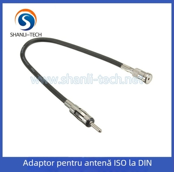 Shanli adaptor ISO către DIN pentru antenă auto pentru CD radio și navigație