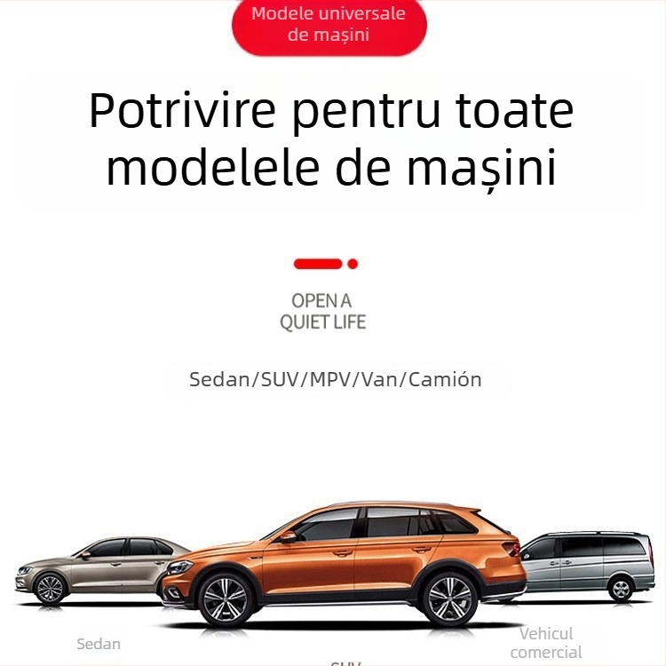 Etanșare ușă auto - cauciuc, dublu strat, izolare fonică și impermeabilă, pentru goluri de uși, utilizare generală