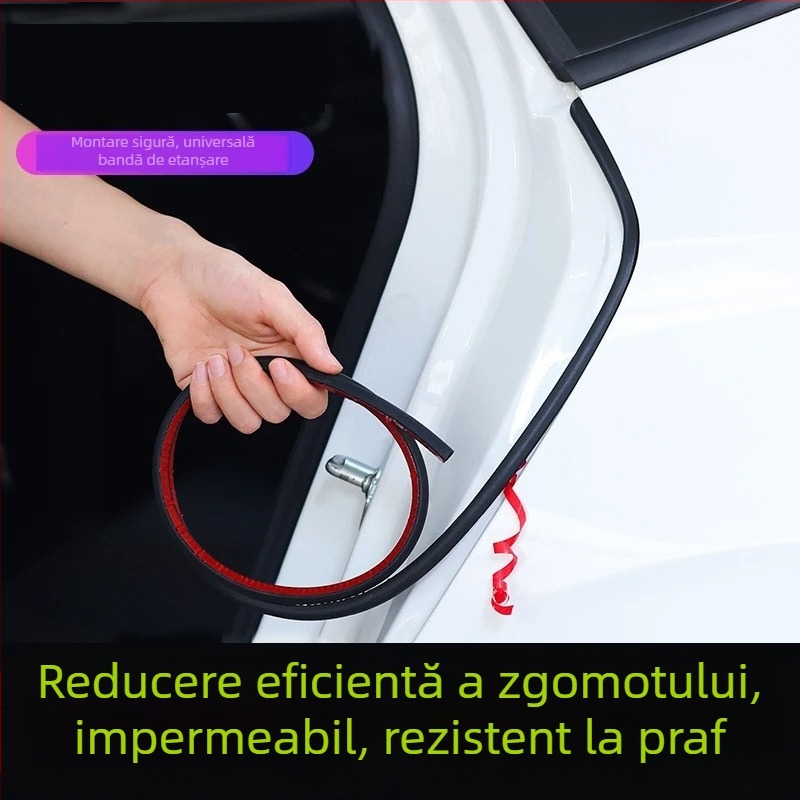 Bandă de etanșare din cauciuc pentru stâlpii B și C, etanșare la uși și bord, reducerea zgomotului și a prafului