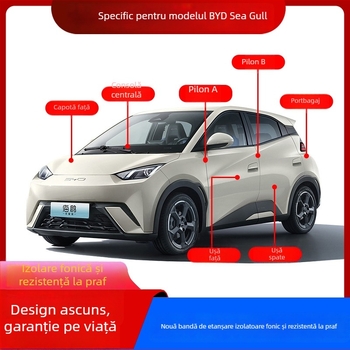 BYD Seagull Bandă de etanșare din cauciuc pentru întregul vehicul — protecție împotriva prafului și zgomotului, etanșare a ușilor