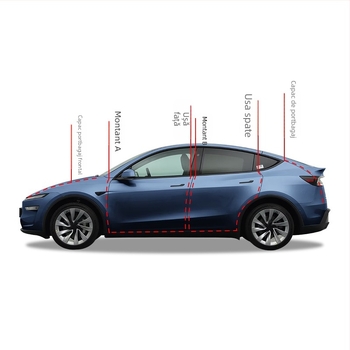 Bandă de etanșare auto pentru Tesla Model Y/YL – cauciuc, pentru întreg vehiculul, model M10148, compatibil cu Tesla Y/YL