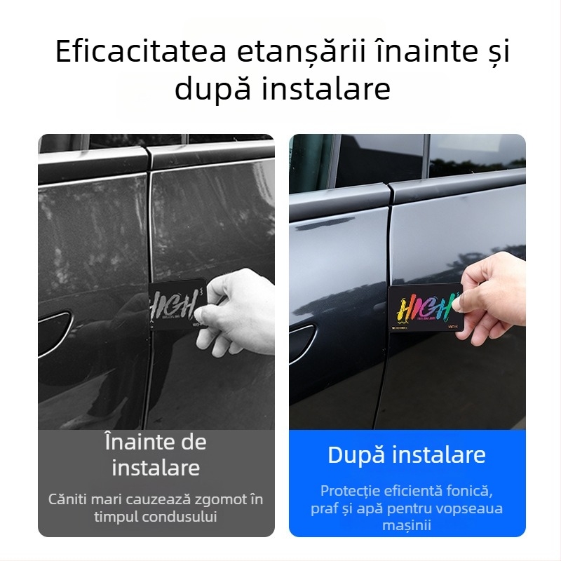 Bandă de etanșare auto pentru Tesla Model Y/YL – cauciuc, pentru întreg vehiculul, model M10148, compatibil cu Tesla Y/YL