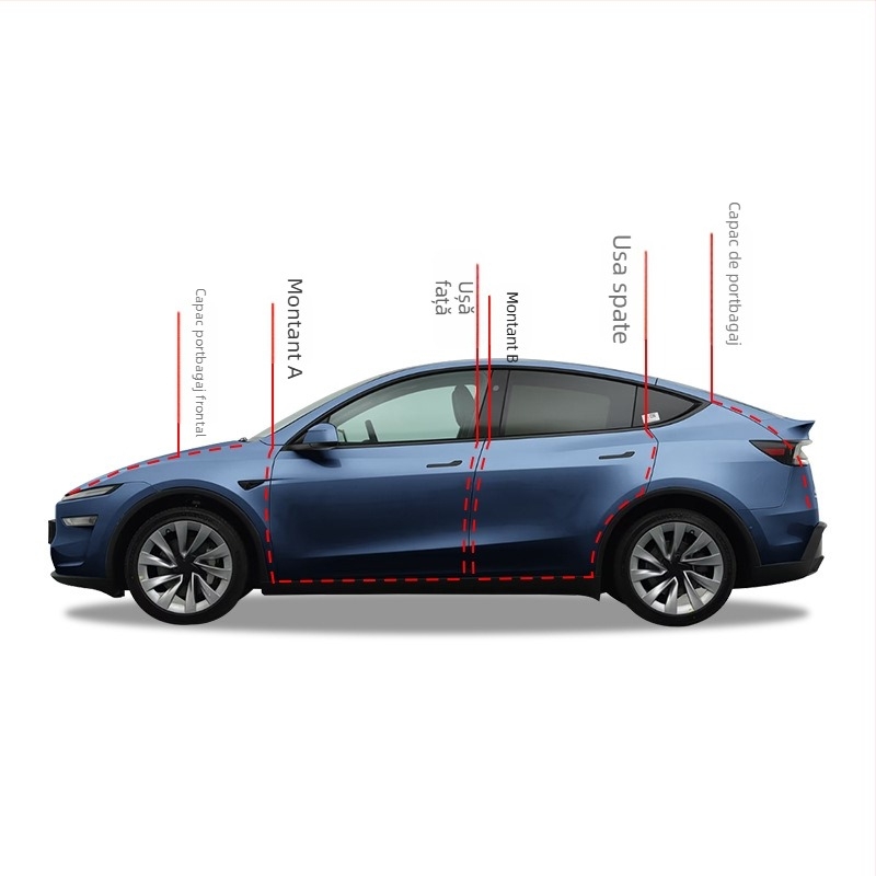 Bandă de etanșare auto pentru Tesla Model Y/YL – cauciuc, pentru întreg vehiculul, model M10148, compatibil cu Tesla Y/YL