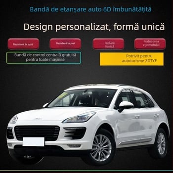 Zotye SR9 kit de garnituri pentru uși — garnituri din cauciuc pentru toate ușile, cu izolare fonică, rezistență la praf și impermeabilitate