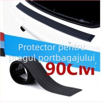 Bandă din silicon anti-coliziune pentru pragul portbagajului — model Trunk Threshold Bar, compatibilitate generală, protecție pentru zona din spate