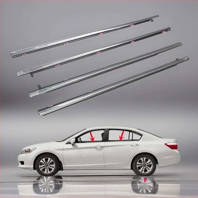 Honda Accord a 9-a generație (2014–2018): benzi de etanșare pentru geamul ferestrei și garnituri exterioare ale ușilor