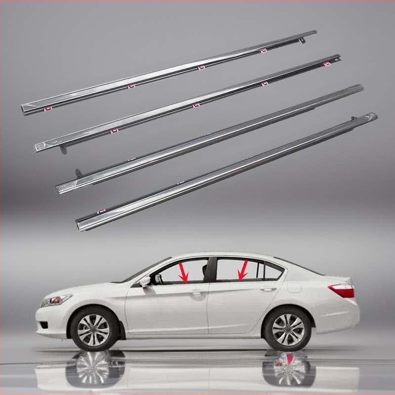 Honda Accord a 9-a generație (2014–2018): benzi de etanșare pentru geamul ferestrei și garnituri exterioare ale ușilor