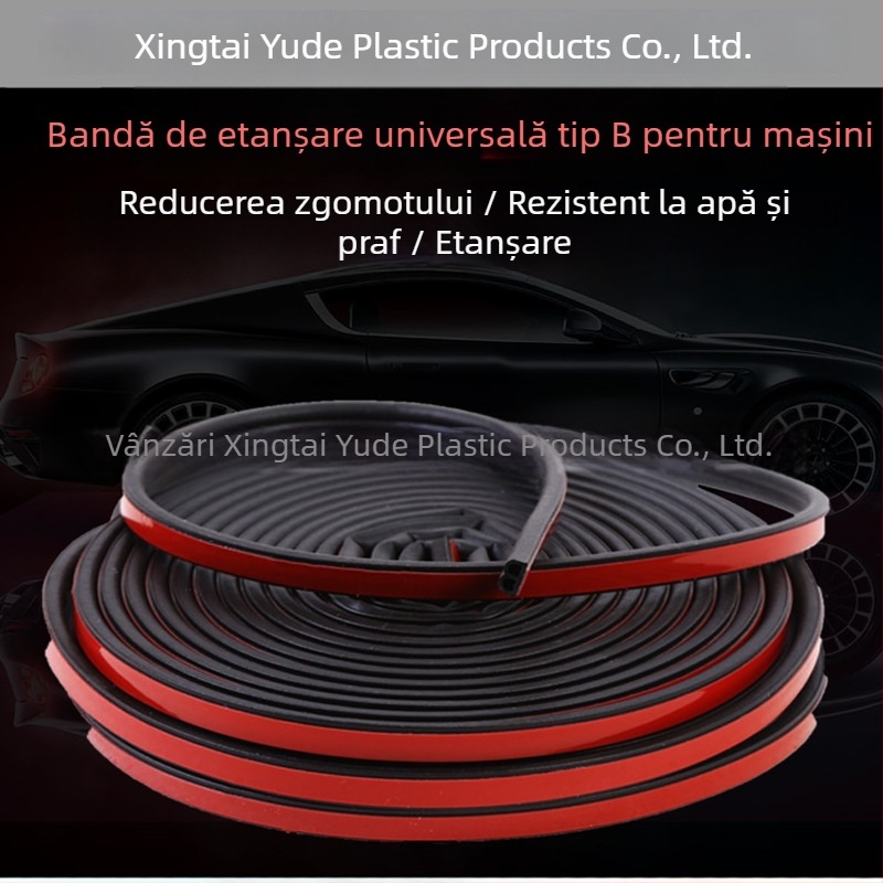 Bandă de etanșare pentru mașină tip B, cu spumă EPDM – etanșare ușă cu rezistență la vânt, praf, zgomot și coliziune