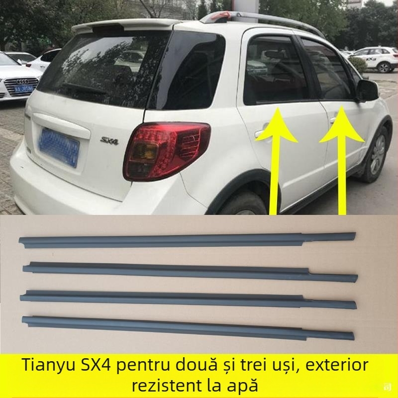 Bandă de etanșare din cauciuc pentru geamuri auto; material siliconic; livrare de la fabrică originală; compatibilă cu alte modele