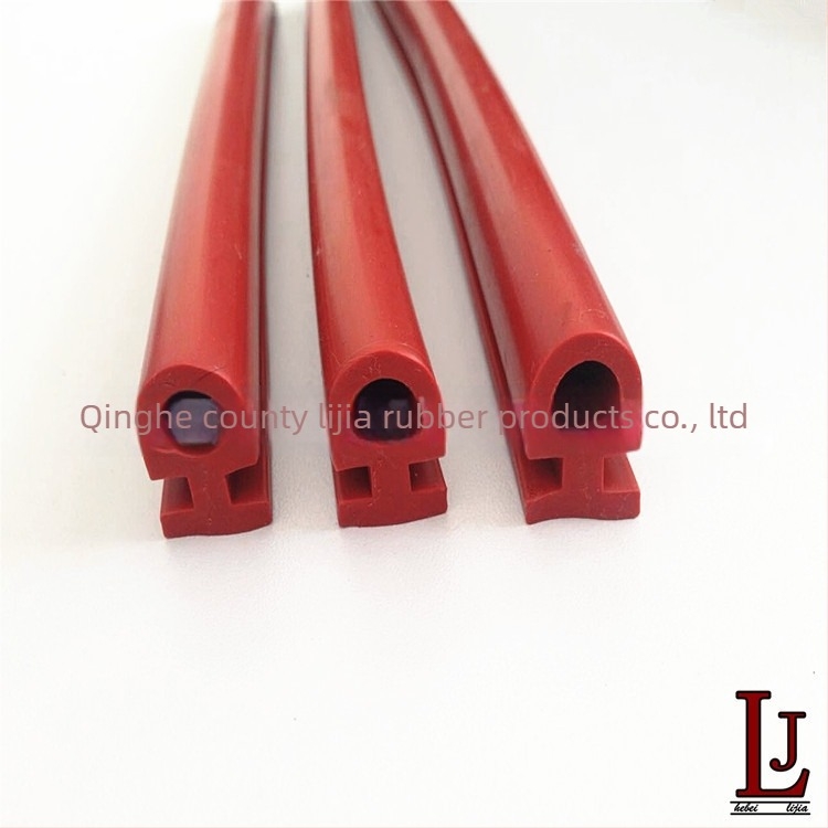 Bandă de etanșare din silicon, secțiune în formă de H, etanșare fixă, temperatură de funcționare 300°C, presiune de funcționare 3